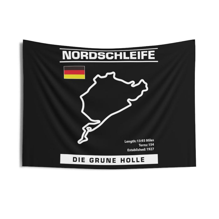 Nordschleife Die Grune Holle Wall Flag in multiple sizes