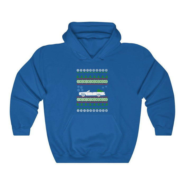 Car like a 1963 Lincoln convertible ugly christmas sweater hoodie