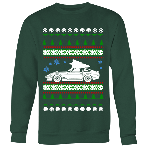 Datsun 280ZX Ugly Christmas Sweater Hoodie and long sleeve t-shirt sweatshirt