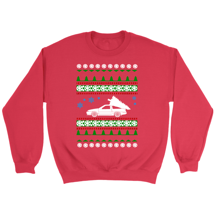 AE86 HachiRoku Toyota Corolla Ugly Christmas Sweater, hoodie and long sleeve t-shirt sweatshirt