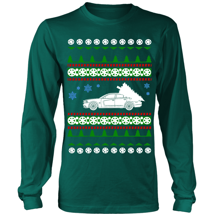 american car or truck like a  Charger SRT Hellcat Ugly christmas sweater, hoodie and long sleeve t-shirt sweatshirt