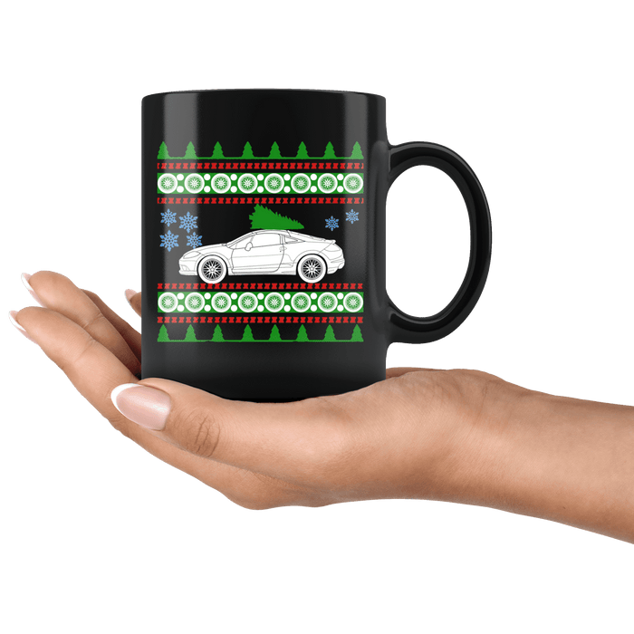 2012 4th Generation Mitsubishi Eclipse Ugly Christmas Sweater Mug