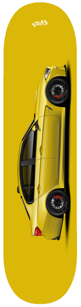 Car Art M3 F80 BMW Skateboard Deck 7-Ply Hard Rock Canadian Maple Austin Yellow V2