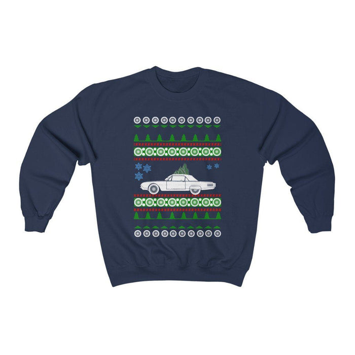 Car like a 3rd Gen Thunderbird Ugly Christmas Sweater Sweatshirt