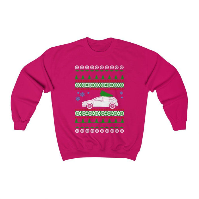 2015 Focus ST 4 door ugly christmas sweater sweatshirt