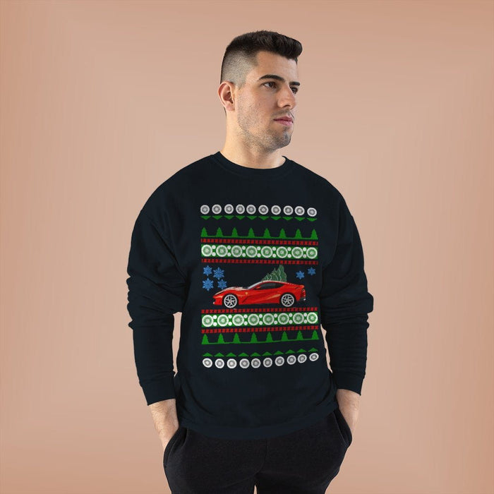 Exotic car 812 Superfast Ferrari Ugly Christmas sweater v2