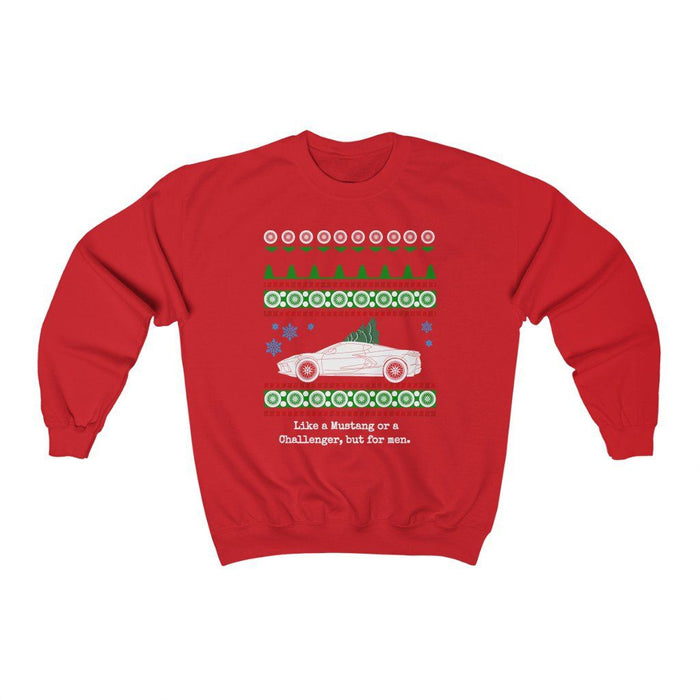 Corvette men C8 Ugly Christmas Sweater Sweatshirt