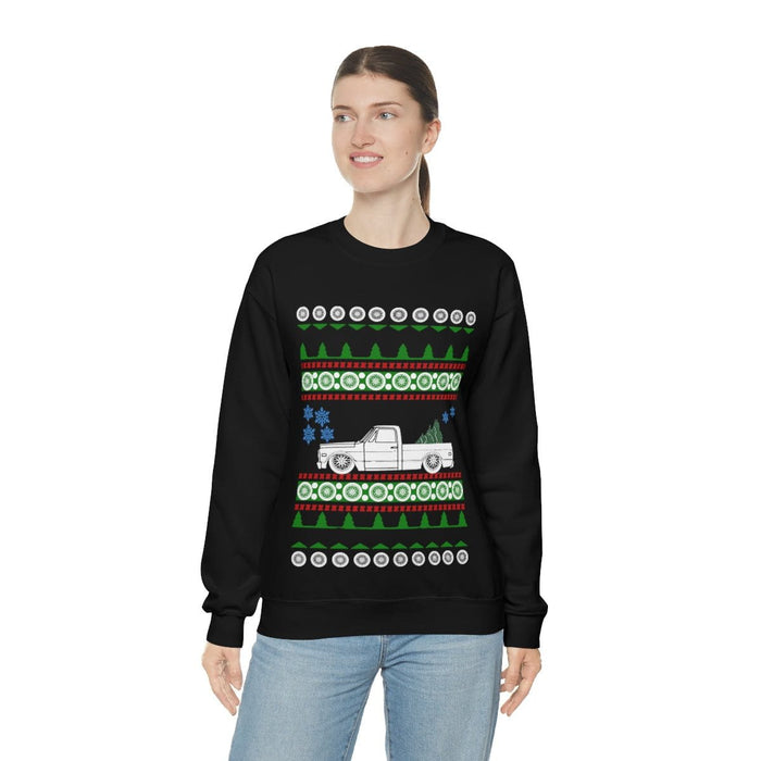 C10 Fleetside Ugly Christmas Sweater Sweatshirt