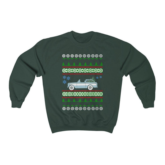 Truck like International Scout 2 custom blue Ugly Christmas Sweater Sweatshirt