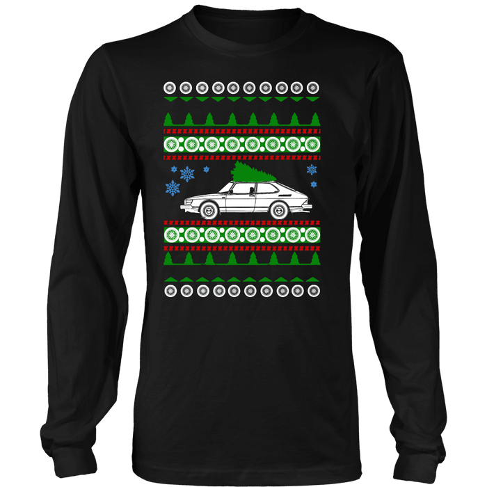 Saab 900 Ugly Christmas Sweater, hoodie and long sleeve t-shirt sweatshirt