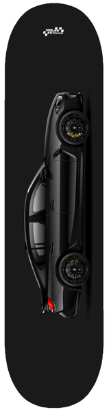 Car Art G80 M3 Skateboard Deck 7-Ply Hard Rock Canadian Maple Black V2