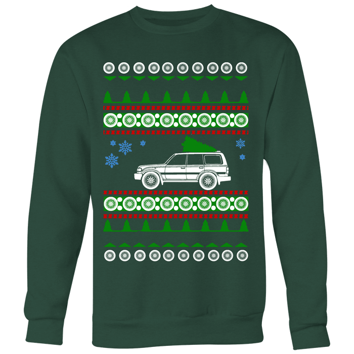 Toyota Land Cruiser 80 ugly christmas sweater sweatshirt