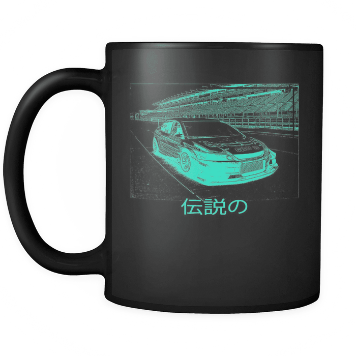 CyberEvo Time Attack Green Glow mug