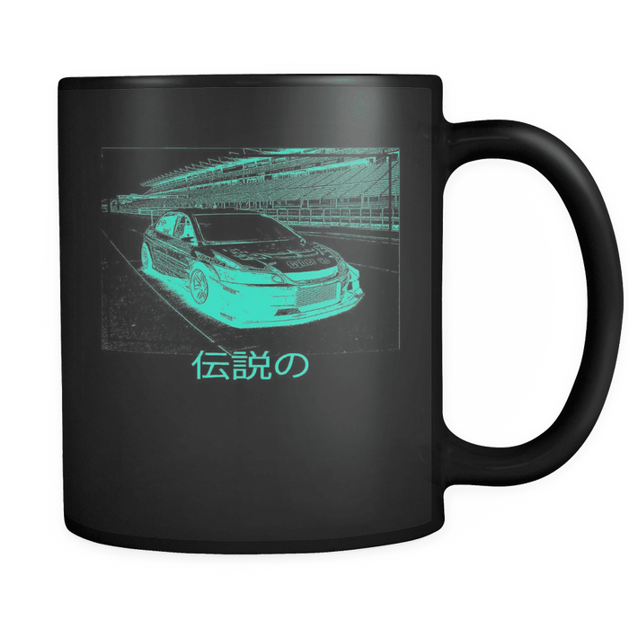 CyberEvo Time Attack Green Glow mug