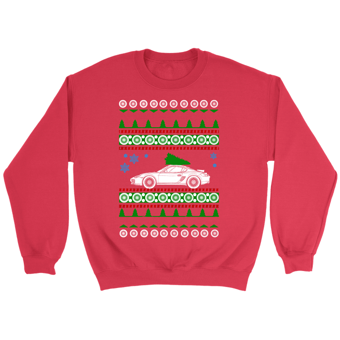 German Sports Car Porsche Cayman Style GT4 Ugly Christmas Sweater, hoodie and long sleeve t-shirt sweatshirt