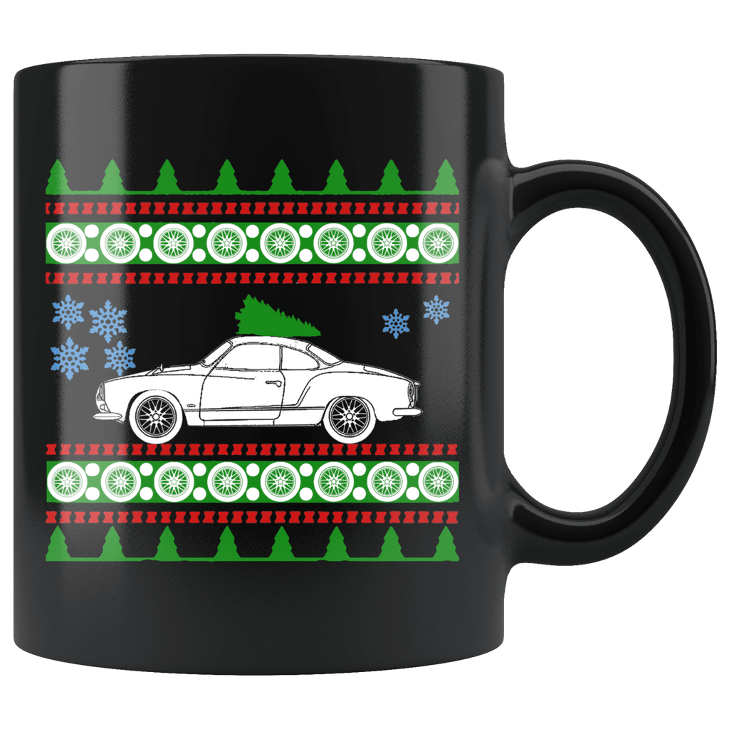 1972 VW Kharman Ghia Christmas Sweater Mug