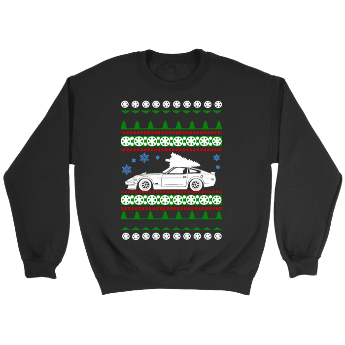 Datsun 280ZX Ugly Christmas Sweater Hoodie and long sleeve t-shirt sweatshirt