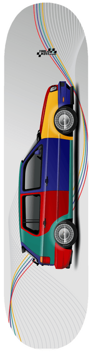 VW MK3 Golf GTI Harlequin Edition Skateboard Deck