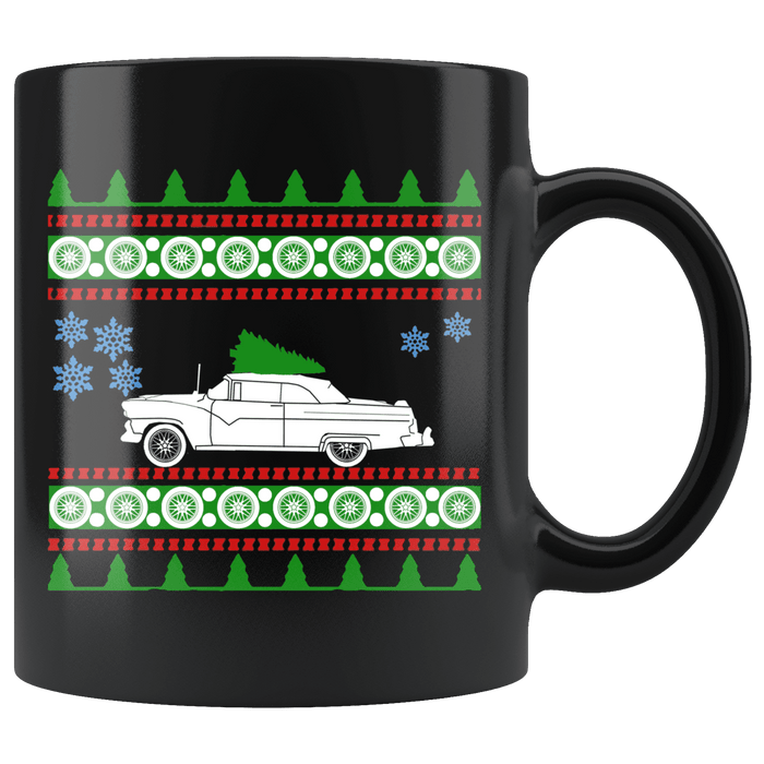 1955 Ford Sunliner Ugly Christmas Sweater Mug