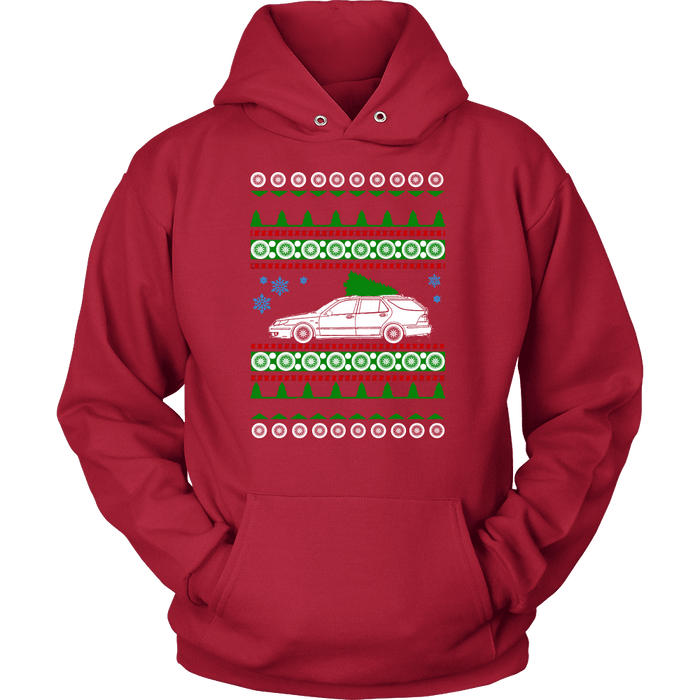 Saab 9-5 Wagon Aero Ugly Christmas Sweater, hoodie and long sleeve t-shirt sweatshirt