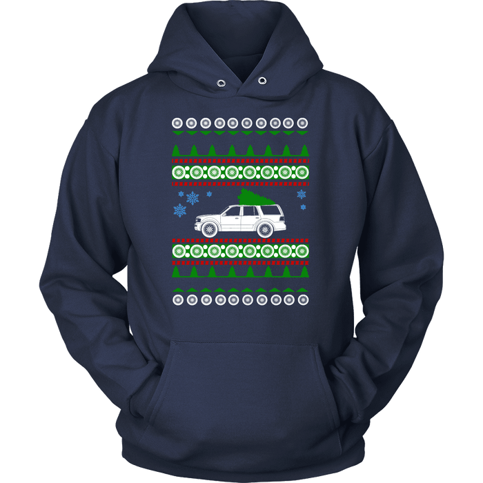 Lincoln Navigator ugly christmas sweater, hoodie and long sleeve t-shirt sweatshirt