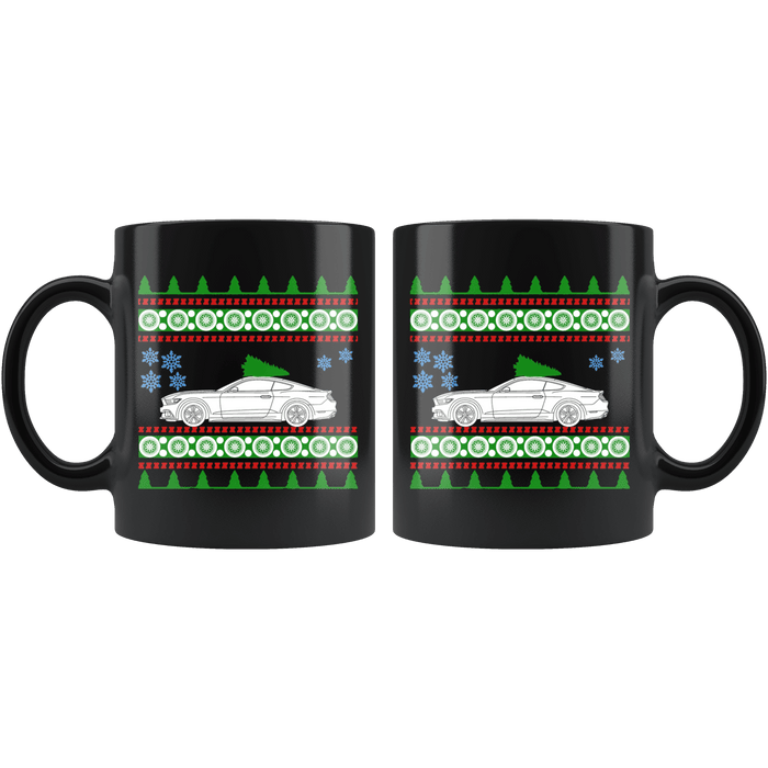 2018 Ford Mustang GT Ugly Christmas Sweater Mug