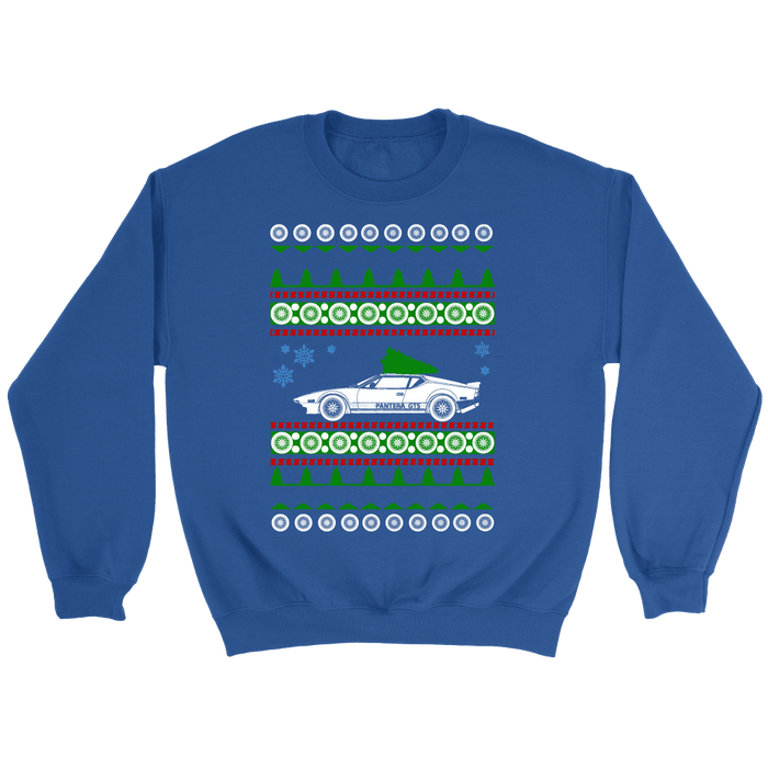 Pantera DeTomaso GTS Ugly Christmas Sweater, hoodie and long sleeve t-shirt sweatshirt