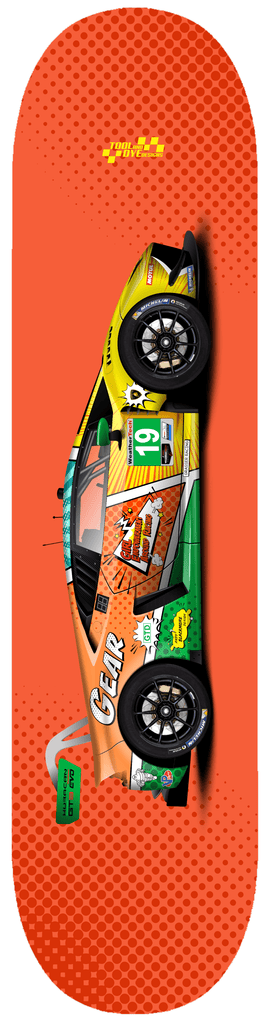 Orange Crush Skateboard Deck 7-ply Canadian Hard Rock Maple version 1