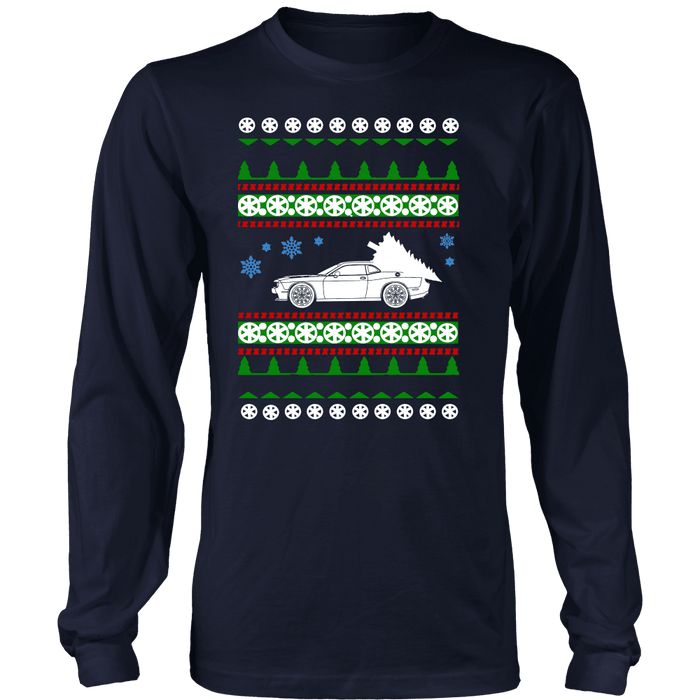 american car or truck like a  Challenger SRT Hellcat Ugly Christmas Sweater, hoodie and long sleeve t-shirt sweatshirt