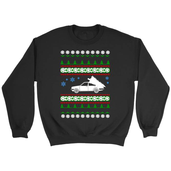 car like a Mk2 Jetta Ugly Christmas Sweater Hoodie and long sleeve t-shirt sweatshirt