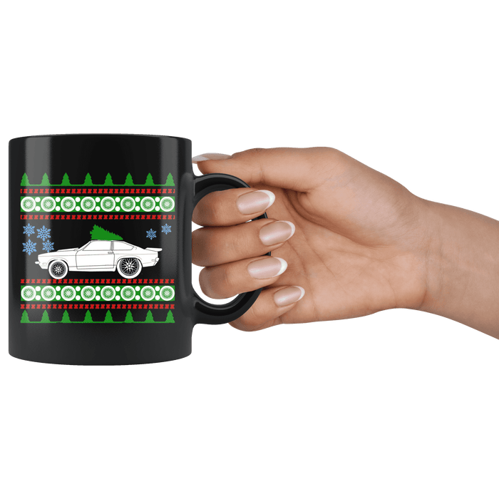 1973 Chevy Vega Drag Christmas Sweater Mug