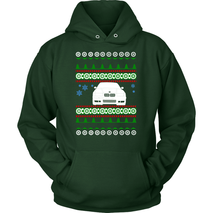 BMW E36 M3 front Ugly Christmas Sweater, hoodie and long sleeve t-shirt sweatshirt