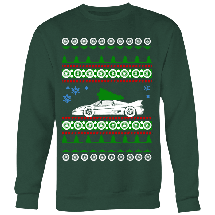 Ferrari F50 Ugly Christmas Sweater, hoodie and long sleeve t-shirt sweatshirt