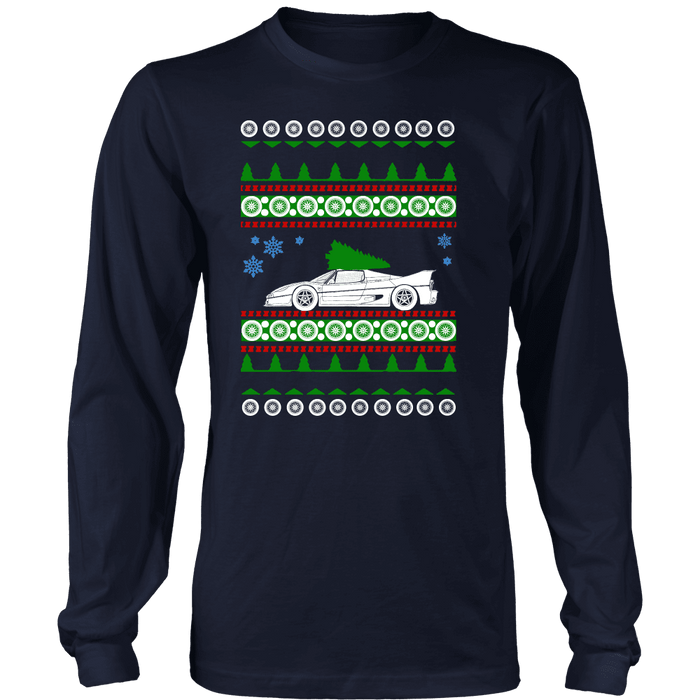 Ferrari F50 Ugly Christmas Sweater, hoodie and long sleeve t-shirt sweatshirt