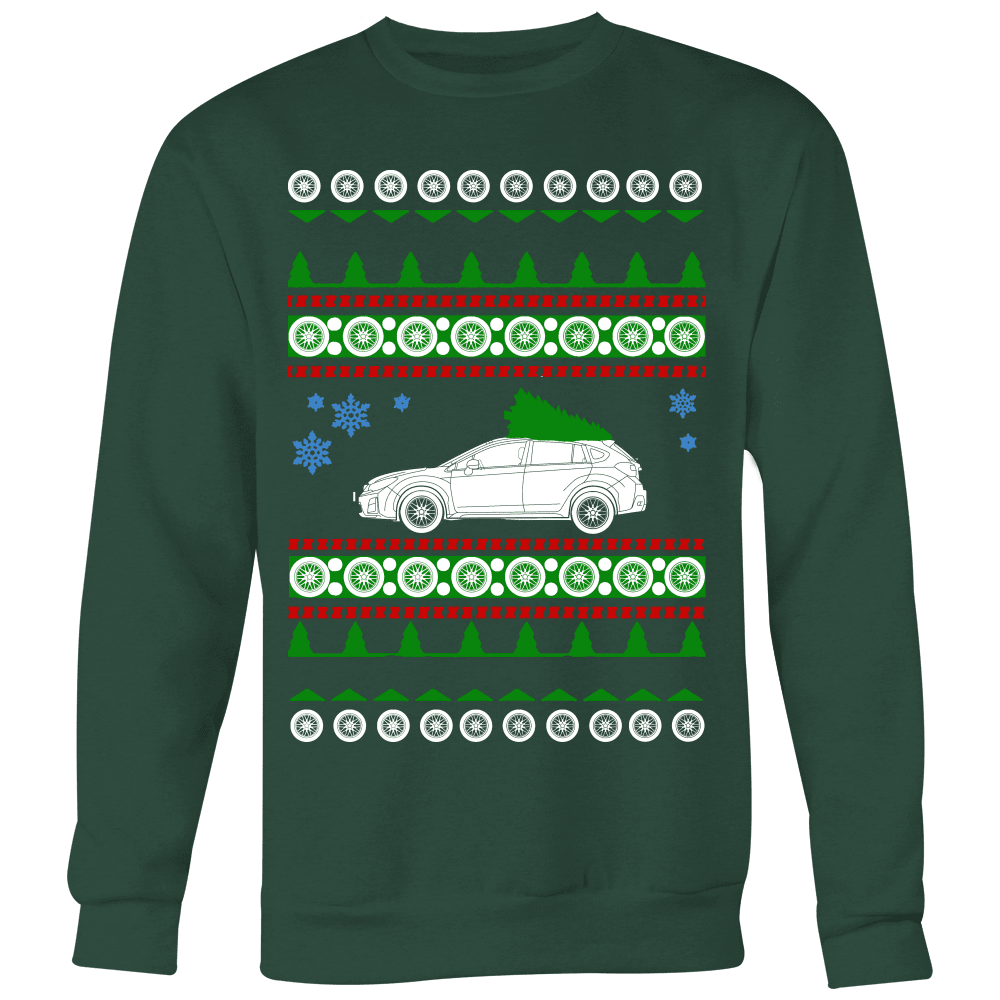 subaru crosstrek ugly christmas sweater