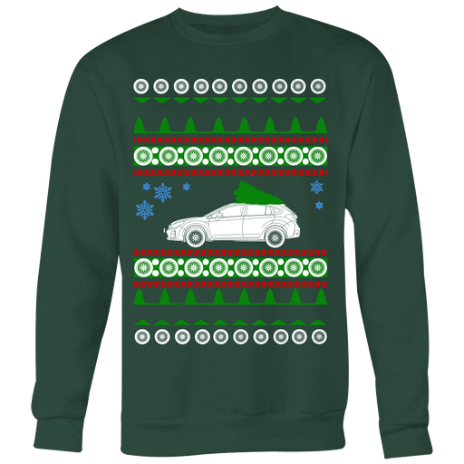 subaru crosstrek ugly christmas sweater