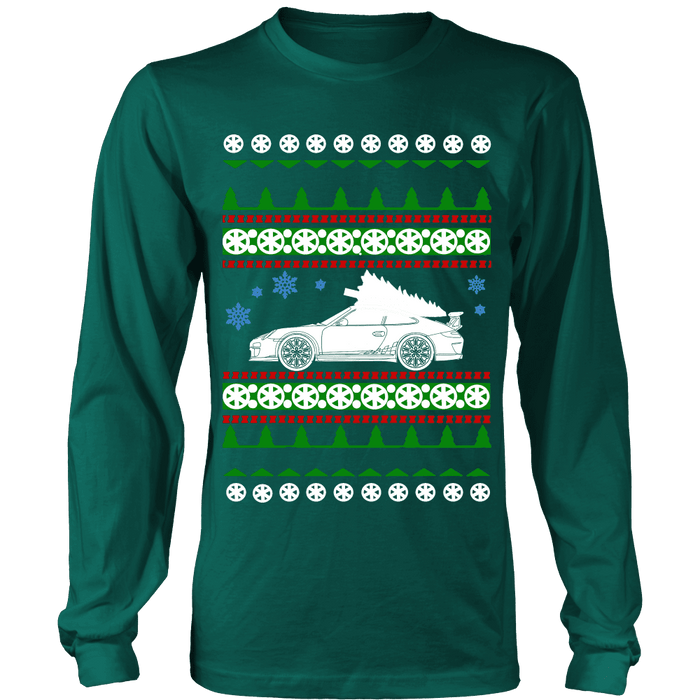 German Sports Car Porsche style 997 GT3 Ugly Christmas Sweater, hoodie and long sleeve t-shirt sweatshirt