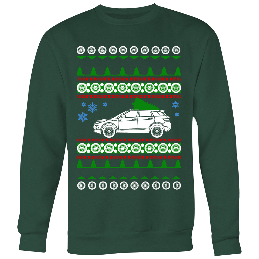 range rover evoque ugly christmas sweater