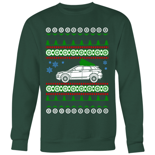 range rover evoque ugly christmas sweater