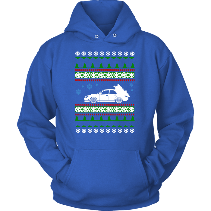 Japanese Car WRX STI Hawkeye Ugly Christmas Sweater, hoodie and long sleeve t-shirt sweatshirt