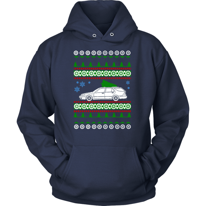 Saab 9-5 Wagon Aero Ugly Christmas Sweater, hoodie and long sleeve t-shirt sweatshirt