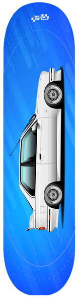 Car Art Custom White E30 M3 Skateboard Deck V7