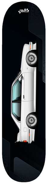 Car Art Custom White E30 M3 Skateboard Deck V3