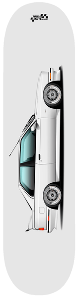 Car Art Custom White E30 M3 Skateboard Deck V2