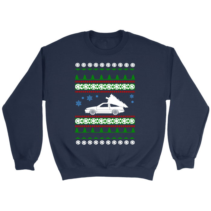 AE86 HachiRoku Toyota Corolla Ugly Christmas Sweater, hoodie and long sleeve t-shirt sweatshirt