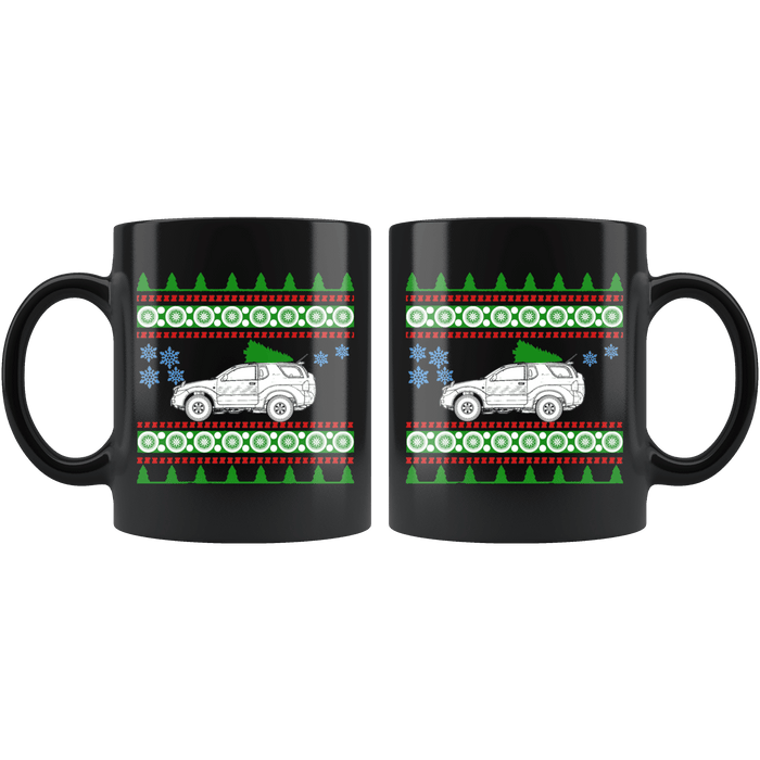 1990 Isuzu Vehicross Christmas Sweater Mug