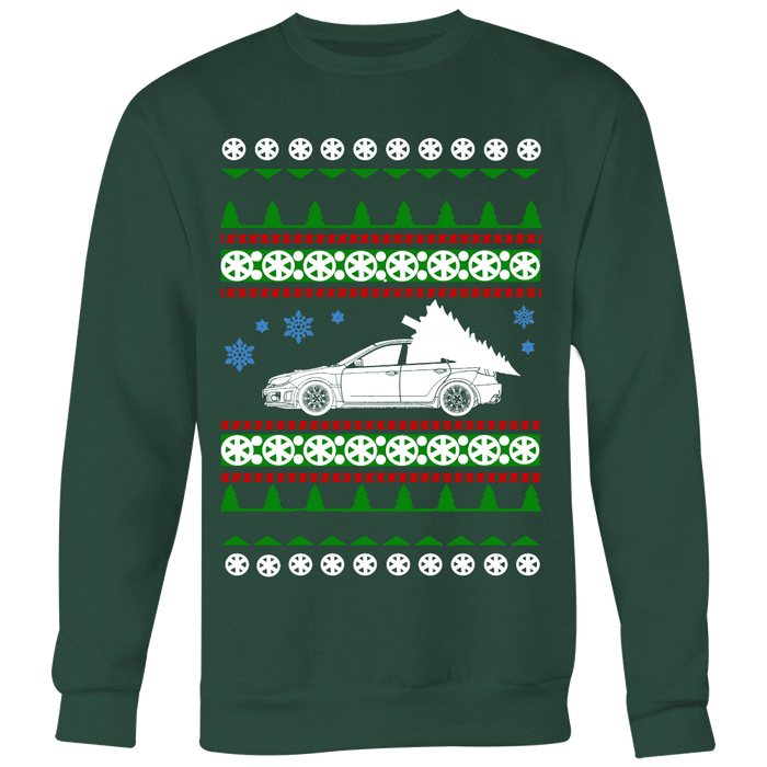 Japanese Car WRX STI Hatchback Ugly Christmas Sweater, hoodie and long sleeve t-shirt sweatshirt