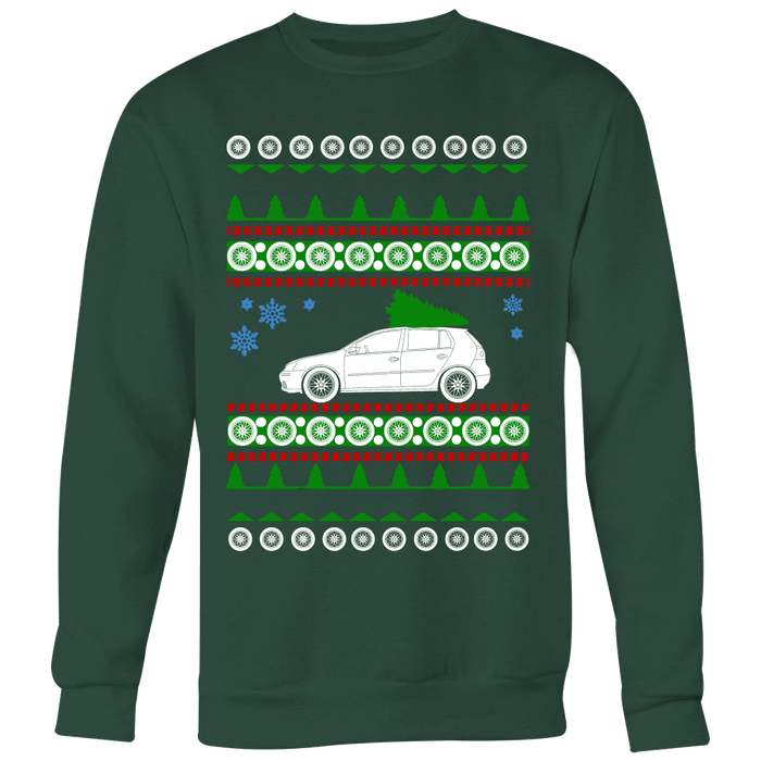 German Car like car like a MK5 GTI Golf 4 door Ugly Christmas Sweater, hoodie and long sleeve t-shirt sweatshirt