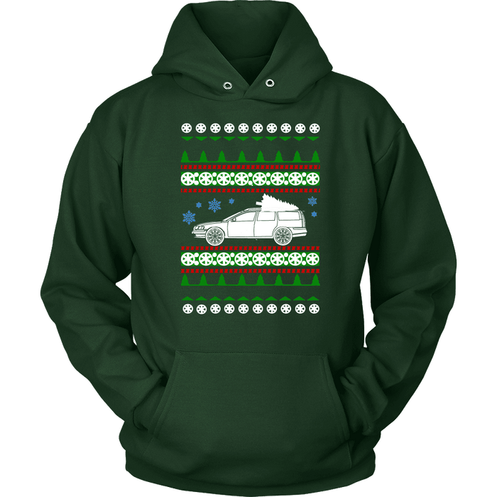 Swedish Car like a  V70R Ugly Christmas Sweater hoodie and long sleeve t-shirt XC70 sweatshirt