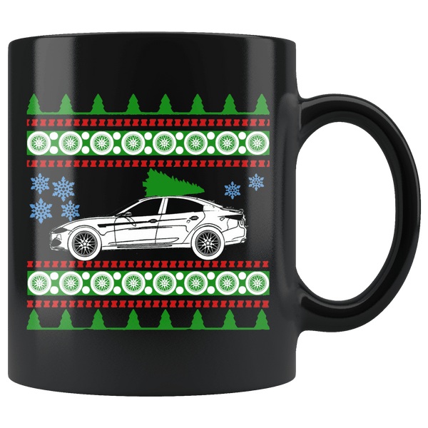 2017 Alfa Romeo Giulia Quadrifoglio Ugly Christmas Sweater Mug